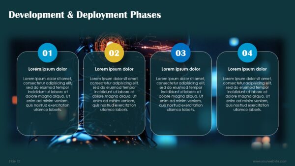 Free AI Tech Project Overview Presentation Template