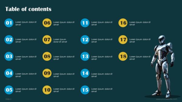 Free AI Tech Project Overview Presentation Template