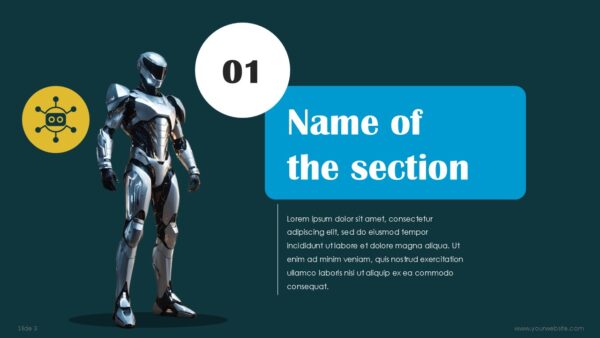 Free AI Tech Project Overview Presentation Template