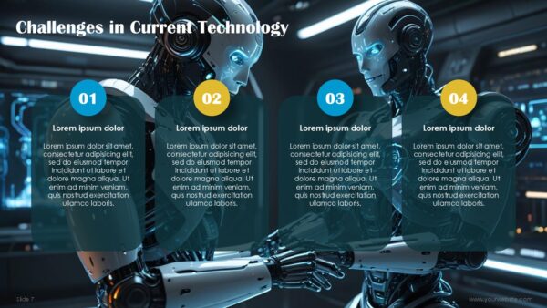 Free AI Tech Project Overview Presentation Template