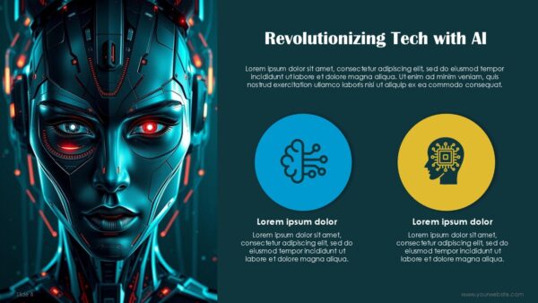 Free AI Tech Project Overview Presentation Template
