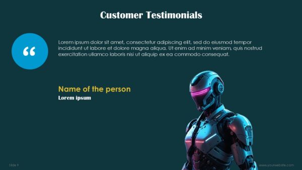 Free AI Tech Project Overview Presentation Template
