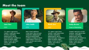Free Agriculture Pitch Deck PowerPoint Presentation
