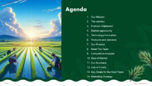Free Agriculture Pitch Deck PowerPoint Presentation