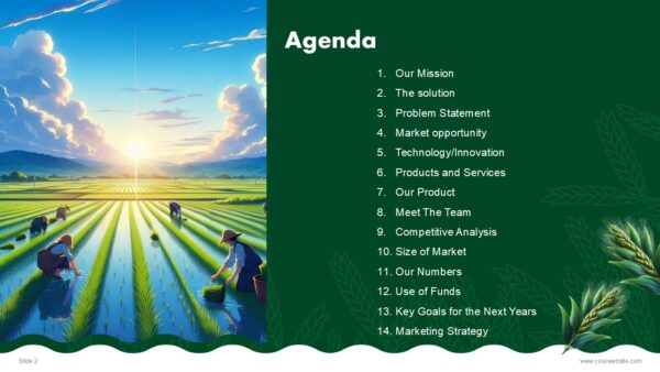 Free Agriculture Pitch Deck PowerPoint Presentation