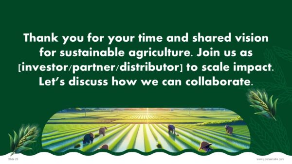 Free Agriculture Pitch Deck PowerPoint Presentation