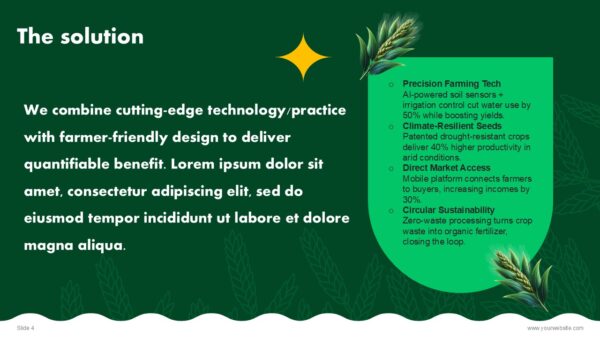 Free Agriculture Pitch Deck PowerPoint Presentation