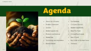 Free Agriculture Tech Pitch Deck PowerPoint Presentation