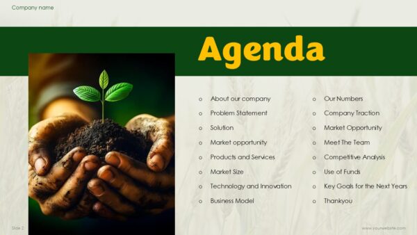 Free Agriculture Tech Pitch Deck PowerPoint Presentation