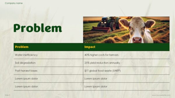Free Agriculture Tech Pitch Deck PowerPoint Presentation