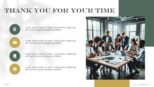 Free Business Presentation Deck PowerPoint Template
