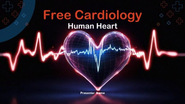Free Cardiology Human Heart PowerPoint Template