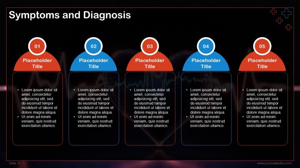 Free Cardiology Human Heart PowerPoint Template