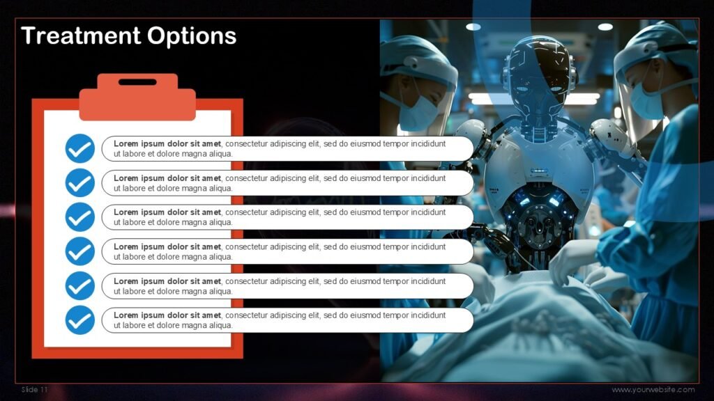 Free Cardiology Human Heart PowerPoint Template