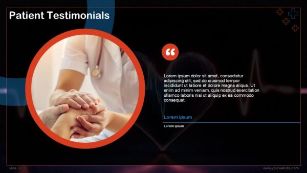 Free Cardiology Human Heart PowerPoint Template