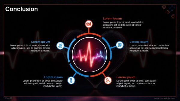 Free Cardiology Human Heart PowerPoint Template