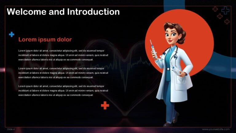 Free Cardiology Human Heart PowerPoint Template