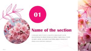 Free Cherry Blossom Season Presentation Template