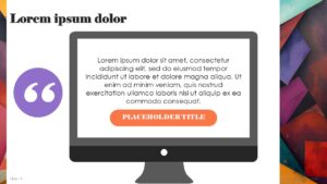 Free Colorful Abstract Presentation Template