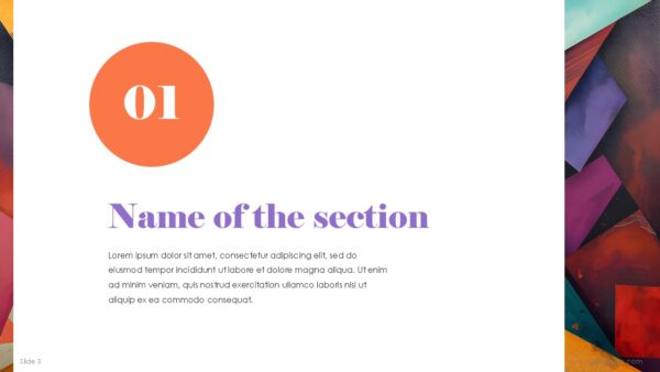 Free Colorful Abstract Presentation Template