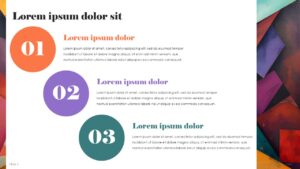 Free Colorful Abstract Presentation Template