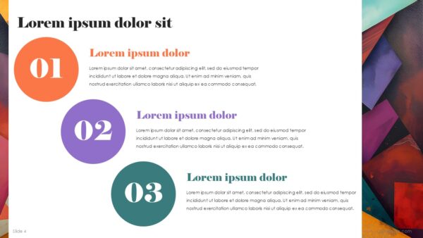 Free Colorful Abstract Presentation Template