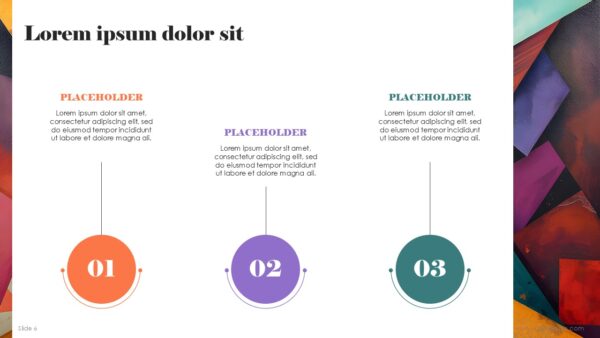 Free Colorful Abstract Presentation Template