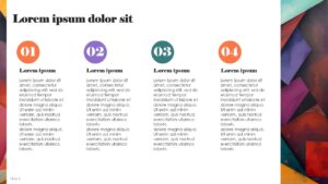 Free Colorful Abstract Presentation Template