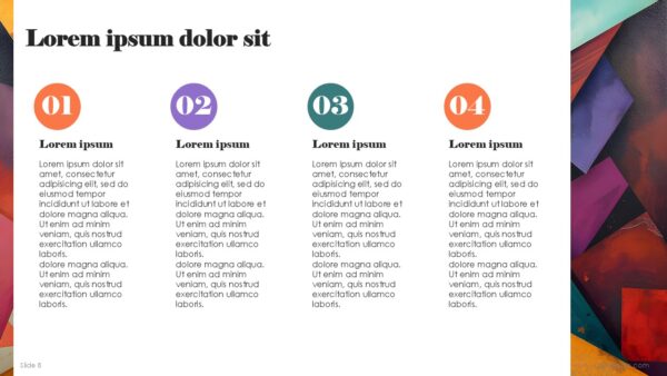 Free Colorful Abstract Presentation Template