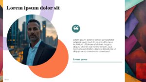 Free Colorful Abstract Presentation Template