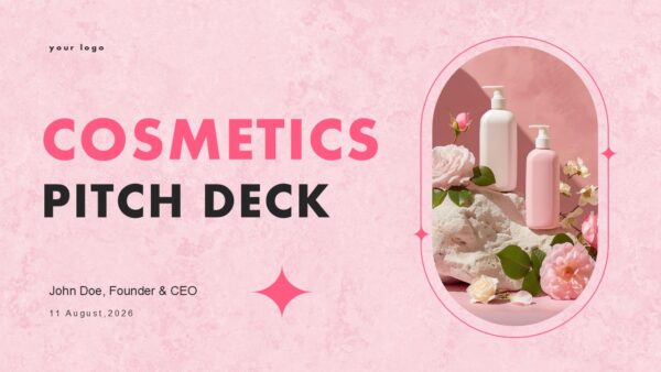 Free Cosmetics Startup Pitch Deck PowerPoint Presentation