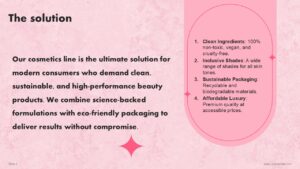 Free Cosmetics Startup Pitch Deck PowerPoint Presentation