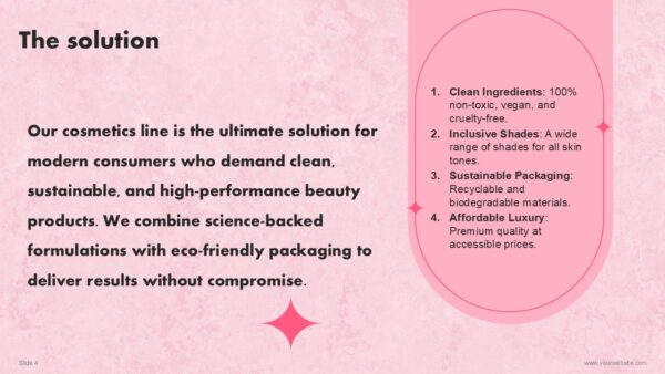 Free Cosmetics Startup Pitch Deck PowerPoint Presentation