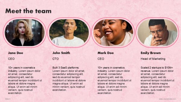 Free Cosmetics Startup Pitch Deck PowerPoint Presentation