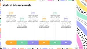 Free Creative Colorful Waves Abstract Presentation Template