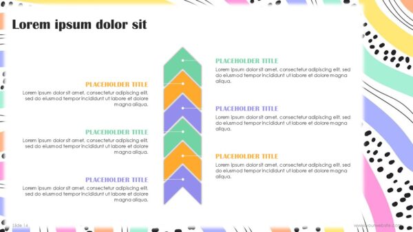 Free Creative Colorful Waves Abstract Presentation Template