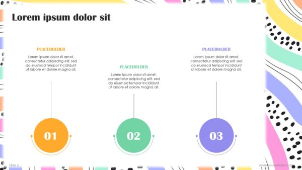 Free Creative Colorful Waves Abstract Presentation Template