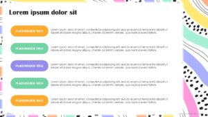 Free Creative Colorful Waves Abstract Presentation Template