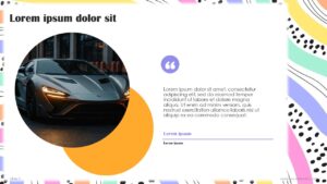 Free Creative Colorful Waves Abstract Presentation Template