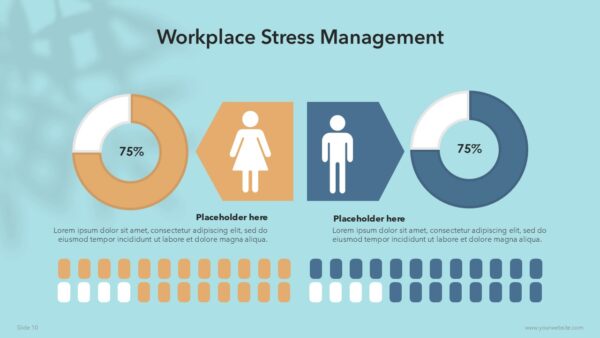 Free Female Work Stress PowerPoint Presentation Template