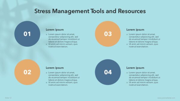 Free Female Work Stress PowerPoint Presentation Template