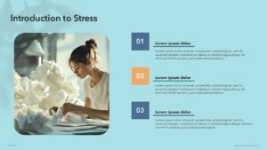 Free Female Work Stress PowerPoint Presentation Template