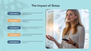 Free Female Work Stress PowerPoint Presentation Template