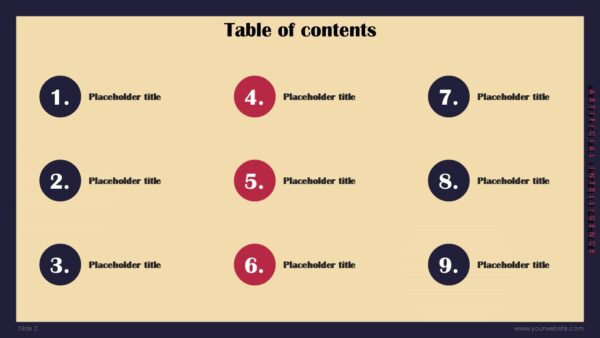 Free Future Of Artificial Intelligence PowerPoint Template
