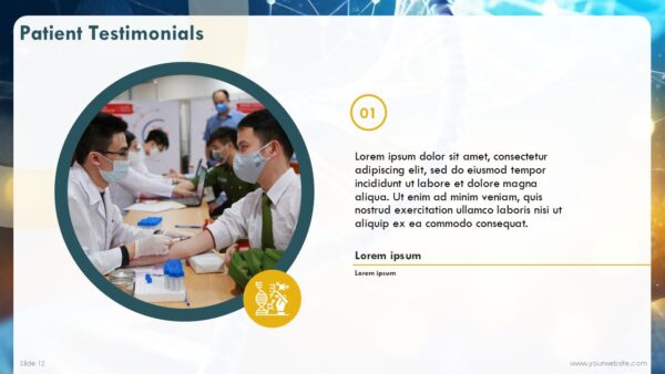 Free Genetics and DNA Test PowerPoint Template