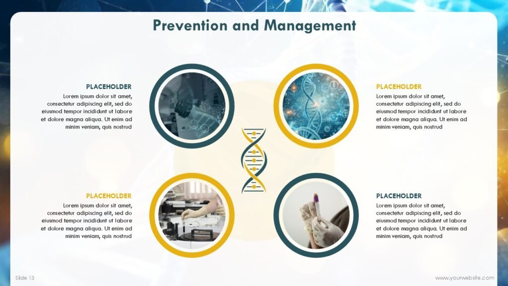 Free Genetics and DNA Test PowerPoint Template