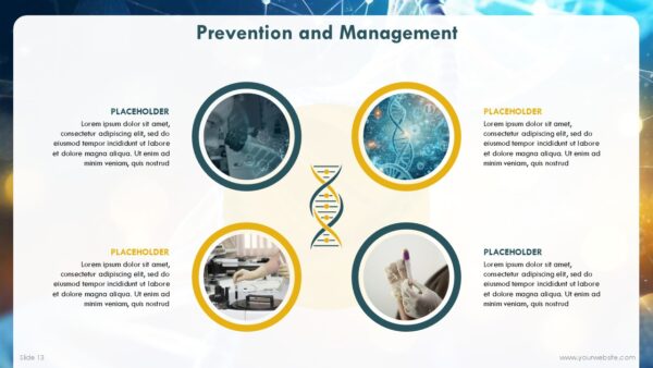 Free Genetics and DNA Test PowerPoint Template