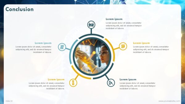 Free Genetics and DNA Test PowerPoint Template