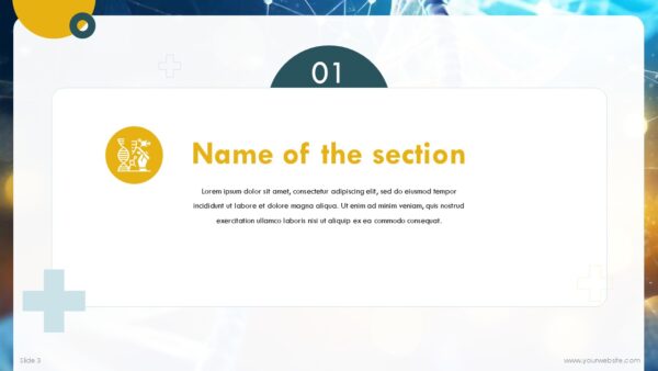 Free Genetics and DNA Test PowerPoint Template
