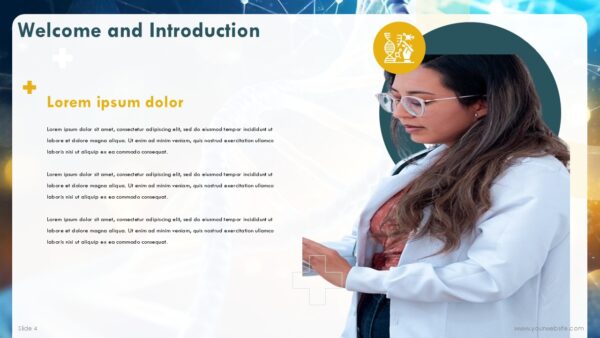 Free Genetics and DNA Test PowerPoint Template